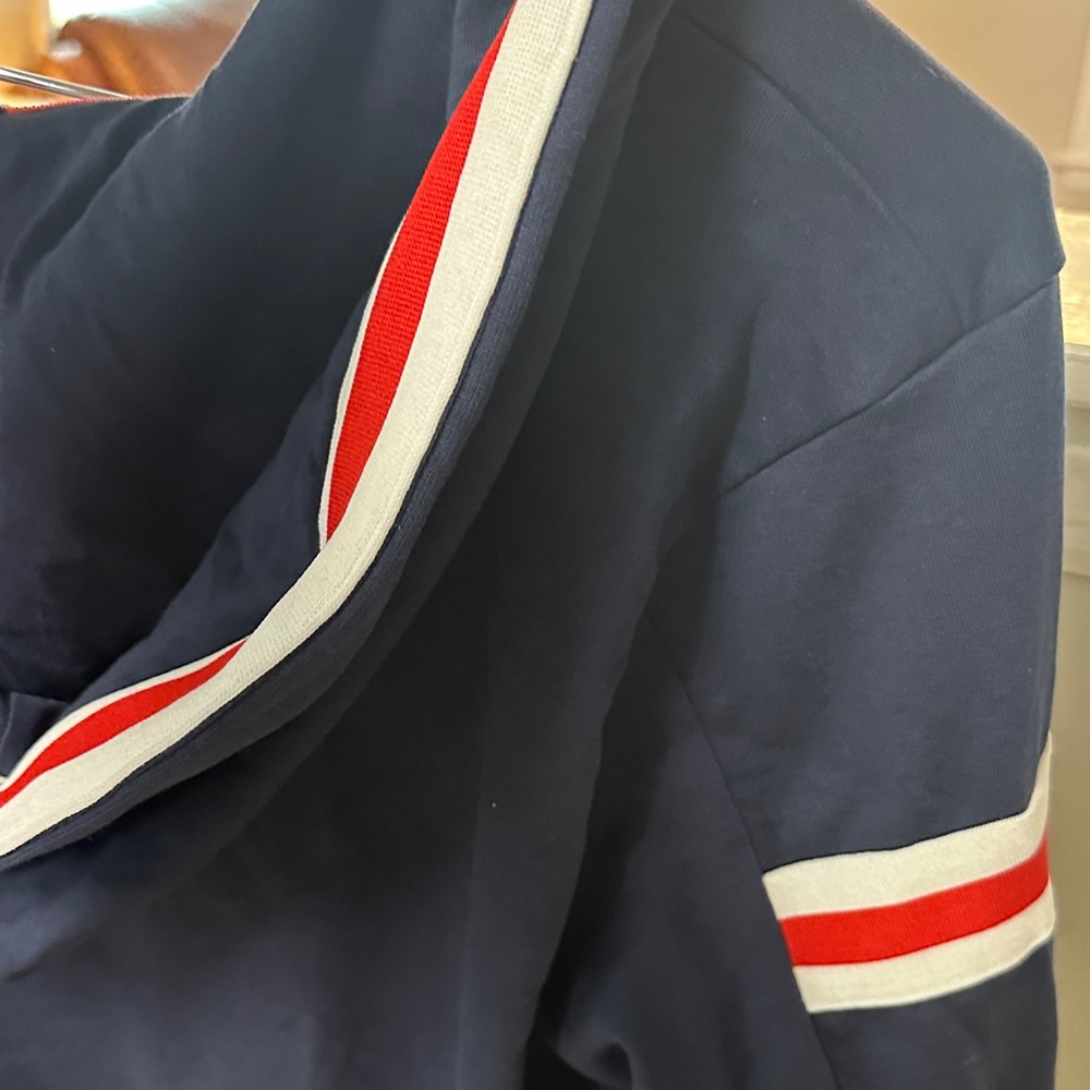 PSG Navy Zip-Up Hoodie with Red and White Accents - Picture 4 of 4